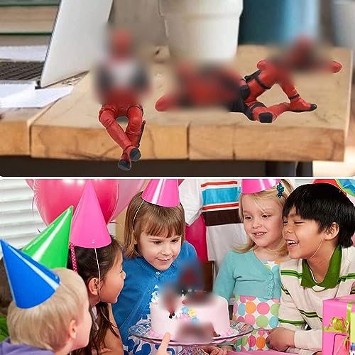 Cake Topper 4Piezas Deadpool Muñeca Decoración Figuras Set Cake Topper Decoracion Tartas Cumpleaños Deadpool Anime Acción FiguraTopper Tarta Adornos Tartas Cumpleaños Niños Tarta Cumpleaños Infantiles