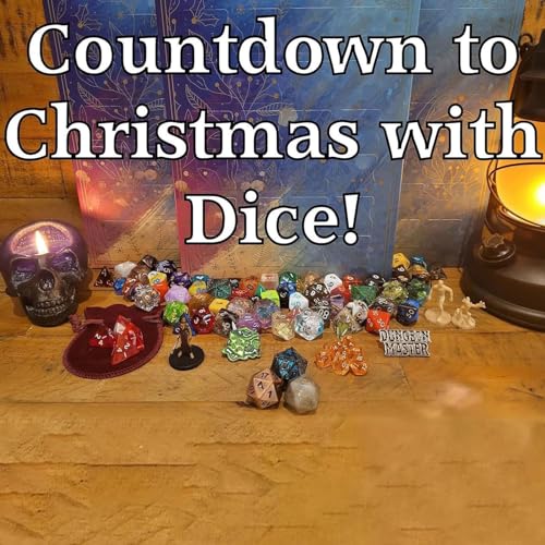Calendario de Adviento de dados 2023, calendario de Adviento de dados DND de 24 días para Dungeon and Dragons, juegos de dados DND para D&D Dungeons and Dragons Pathfinder RPG regalos