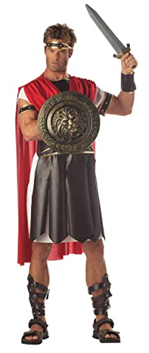 CALIFORNIA COSTUME COLLECTIONS - Disfraz de gladiador para hombre, escudo de lucha y espada para hombres, accesorio para espartano, escudo romano para adultos, carnaval o Halloween.