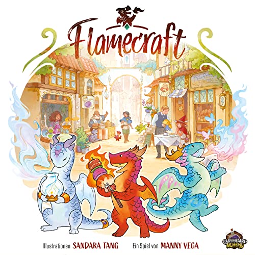 Cardboard Alchemy- Flamecraft Juego, Color, Multicolor. (Asmodee gmbH LDGD0011)