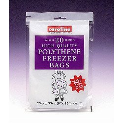 Caroline Freezer Bags (20) 9 "x 13" (23 x 33cm)