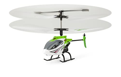 Carson 500507179 Easy Tyrann 230 Gyro 2.4GHz 100% RTF Verde - Helicóptero teledirigido, Robusto Modelo RTF (Listo para Volar) para Principiantes, Helicóptero RC, para niños a Partir de 8 años.