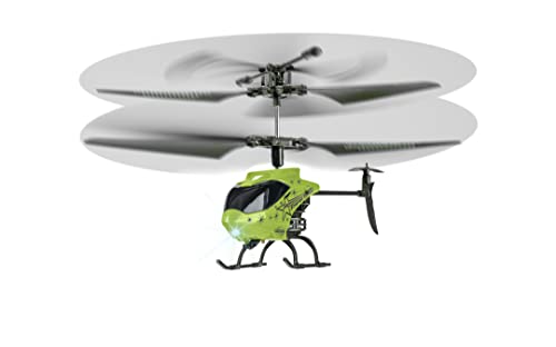 Carson 500507182 Starter Tyrann 230 IR 2Ch RTF Verde - Helicóptero, para Principiantes, RC Heli, Juguete teledirigido, Heli de Interior