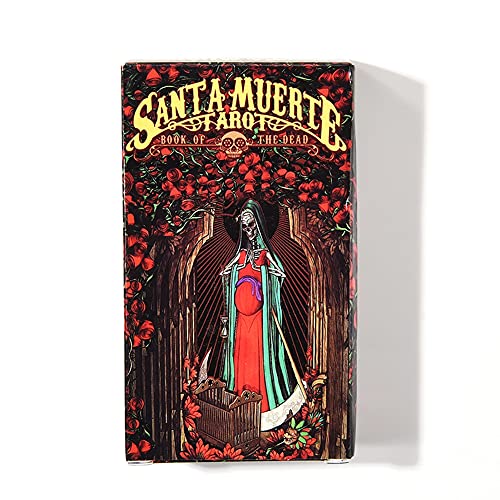 Cartas del Tarot de la Santa Muerte,Santa Muerte Tarot Cards,with Bag,Party Game