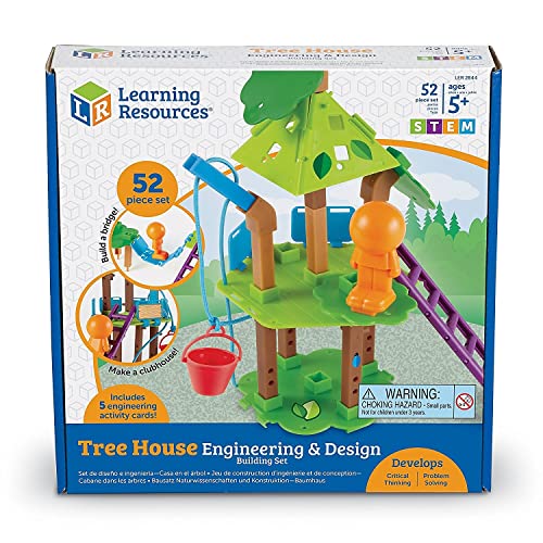 Casita en el árbol de Learning Resources set de actividades de ingeniería, diseño y construcción