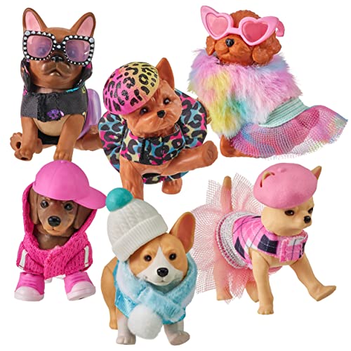Cefa Toys - Real Littles Mini Yorkie Cutie Carries, Juguete Pequeño de Perro Yorkie con Accesorios, Apto para Niñas a Partir de 6 Años