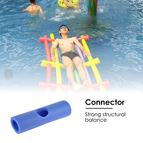 Ceolup fideos para piscinas, Swim Pool Noodle Foam Connector Builder Conector para Silla Natación con Agujeros Cruzados, Creador Conectores Espuma Fideos Piscina