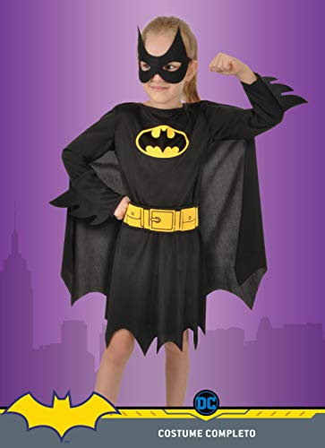 Ciao- Batgirl disfraz niña original DC Comics (Talla 3-4 años)