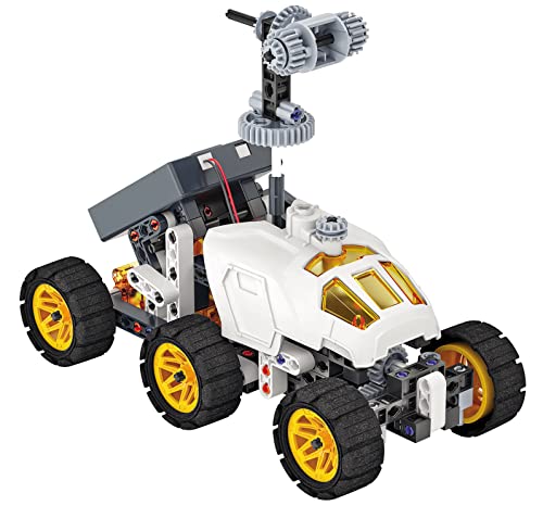 Clementoni- Laboratorio de Mecánica NASA Mars Rover, Juego de Construcciones, Nave Espacial NASA, Juguete Científico Stem en Español, a Partir de 8 años (55470)