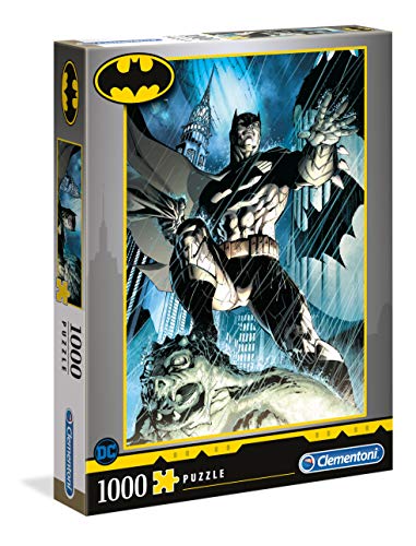 Clementoni - Puzzle de 1000 piezas Batman, Puzzle adulto Superhéroes (39576)