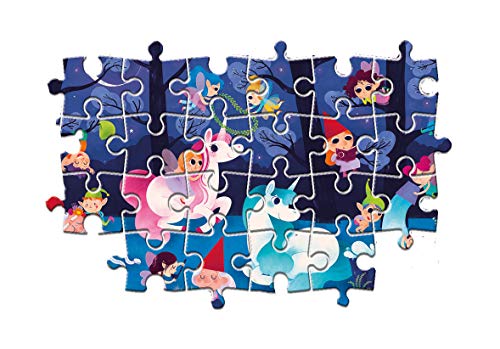 Clementoni - Puzzle infantil 60 Maxi Piezas Bosque Encantado, puzzle infantil piezas grandes, a partir de 4 años (26468)