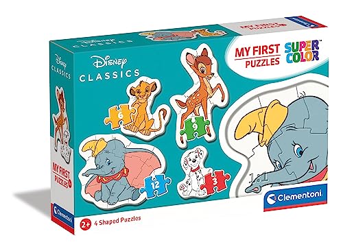 Clementoni - Puzzle infantil Animales, progresivo 3-6-9-12 piezas, My First Puzzle Animal Friends, a partir de 2 años (20806)