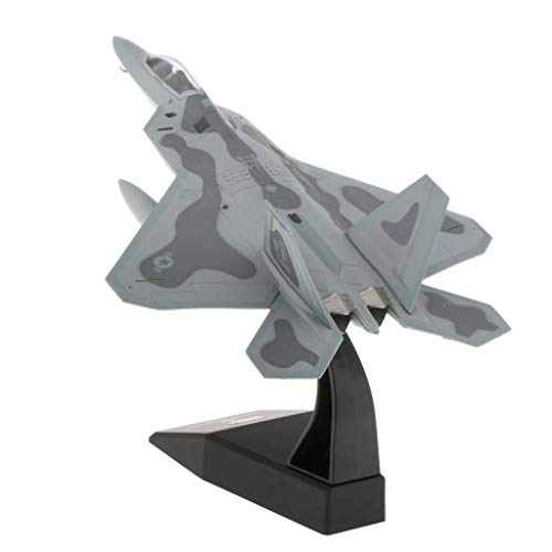 Colcolo 1/100 Aleación American F-22 Fighter Raptor Modelo de con Soporte de Metal