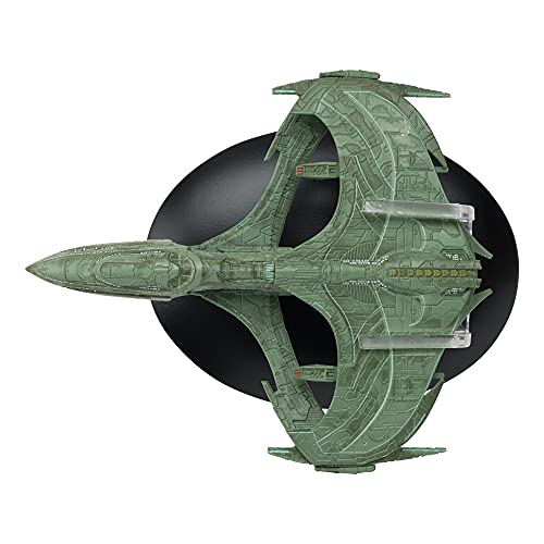 Colección oficial de Star Trek Online Starships | Aelahl-Class Romulan Light Warbird Battlecruiser con revista Número 13 por Eaglemoss Hero Collector