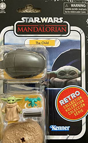 Colección retro de Star Wars: El mandaloriano, el niño, un extraterrestre misterioso perseguido por cazadores de dinero en nombre del imperio.