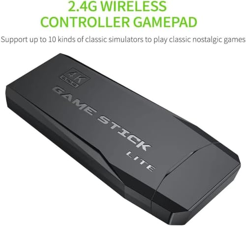 Consola juegos retro Mini Arcade Consola juegos para dos personas Más 20000 juegos incorporados,salida HDMI M8 128G 4K, controladores juegos inalámbricos 2.4G,máquina videojuegos(64g/10000+games)