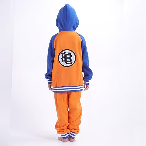 CoolChange Son Goku - Chándal para niños en estilo de béisbol, chaqueta y pantalón, talla: 140