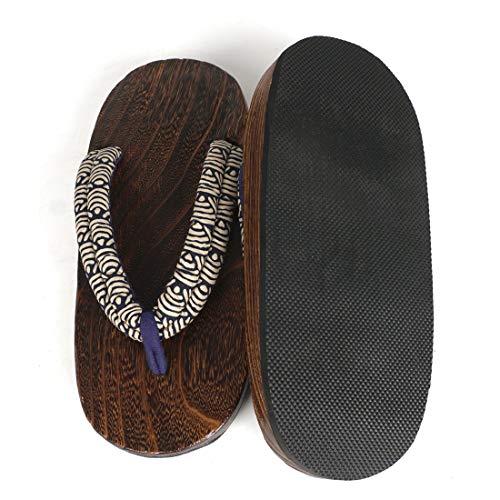 CoolChange Zapatos de Madera Tradicionales japoneses, Getta, Sandalias, Talla: Hombres 38-42