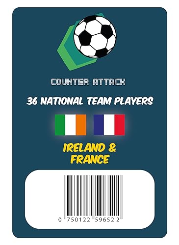 Counter Attack player cards: Ireland and France