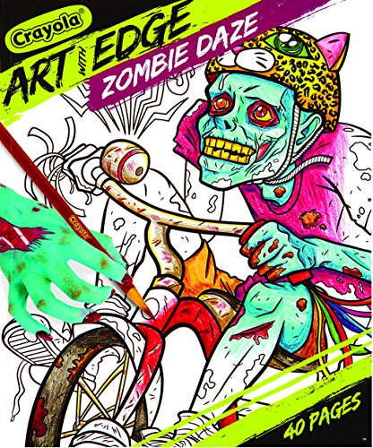 CRAYOLA Arte con borde, Zombie Daze libro para colorear
