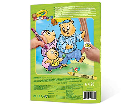 CRAYOLA Mini Kids - Álbum Cuentos clásicos Populares para Colorear - Érase una Vez, 25-1080