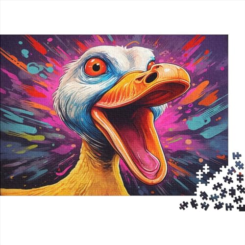 Crazy Goose Rompecabezas De Madera - Juego De Desafío Y Diversión, Ideal para Regalar A Tu Pareja O Amigos, Cartoon Comic Juego De Ingenio para Adultos Y Adolescentes 300pcs (40x28cm)