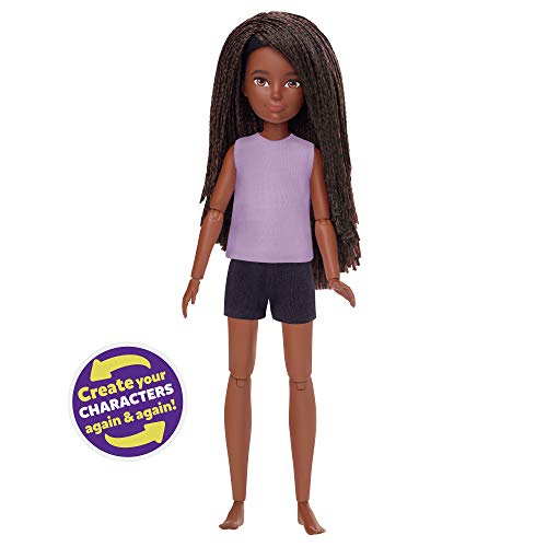 Creatable World - Pack de personajes, cabello con trenzas juguete para niños y niñas +6 años (Mattel GKV42) , color/modelo surtido