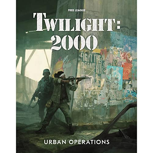 Crepúsculo: 2000 Urban Operation Expansion Boxed Set – Incluye 96 páginas libro RPG de tapa dura con nuevas facciones y escenarios, nuevas cartas y mapas, juego de rol