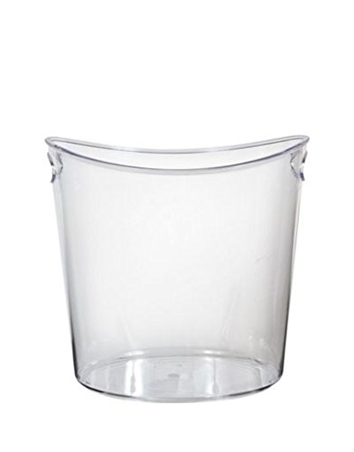 Cubo de plástico transparente para hielo 22 x 24 x 19 cm Amscan 431978-86 , color/modelo surtido