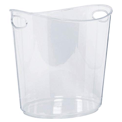 Cubo de plástico transparente para hielo 22 x 24 x 19 cm Amscan 431978-86 , color/modelo surtido