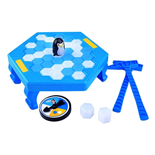 Cyhamse Pingüino sobre Hielo - Bloque Golpe Mesa Puzzle para Niños Rompehielos - Juguete innovador educación temprana - fiesta familiar interacción Padre-Hijo - para la