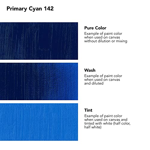 Daler Rowney Georgian - Pintura al óleo - magníficos colores - 225 ml - Azul ftalo