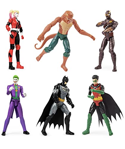 DC Batman - Juego de 6 figuras de acción de 12 pulgadas