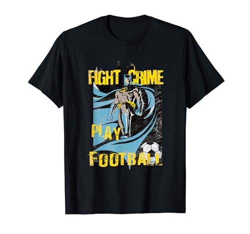 DC Comics Batman Fight Crime Play Football Camiseta
