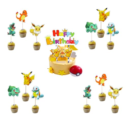 Decoracion cumpleaños,Vajilla Cumpleaños Platos Servilletas Manteles Globos Decoración de pastel Banderas etc,Adecuado para 10 personas (B)