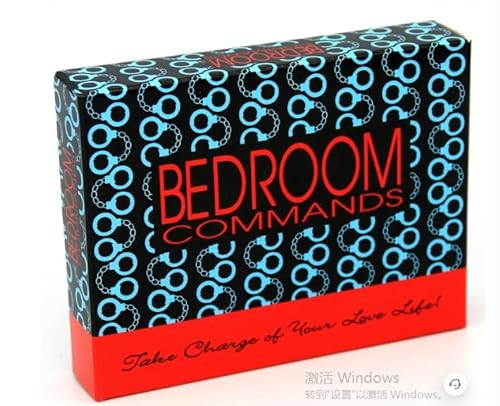 Direcciones para el dormitorio Instrucciones para la habitación de adultos para parejas juegos de cartas un encantador estratégico para parejas exquisito regalo de pareja SAK135 (azul, talla única)