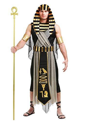 Disfraz de faraón para adultos, talla grande, disfraz de faraón egipcio, talla 4X
