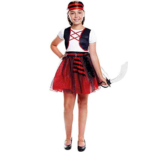 Disfraz Pirata Glitter Niña Carnaval Históricos (Talla 5-6 años) (+ Tallas)
