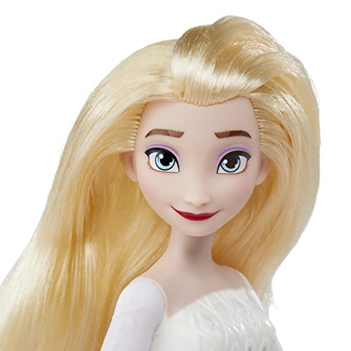 Disney Disney’s Frozen - Reina Elsa Musical - Muñeca Que Canta la canción Into The Unknown de la película Frozen 2 & Frozen - Reina Anna Musical