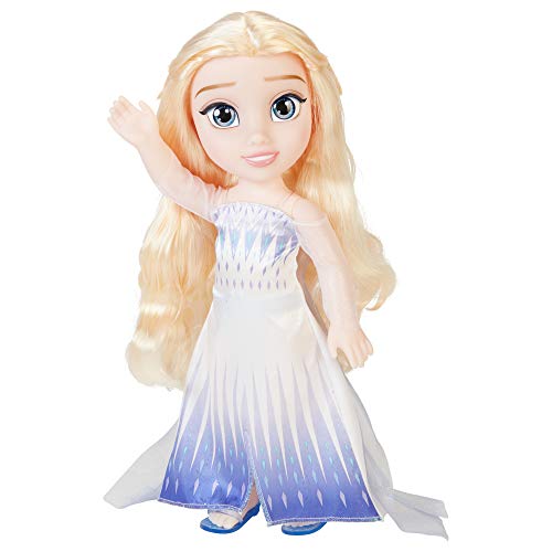 Disney Frozen 2 - Muñeca Elsa Grande para Niñas – Muñeca Elsa de 38 cm de Altura con Precioso Peinado – Juguete para Niñas con 3 Años +