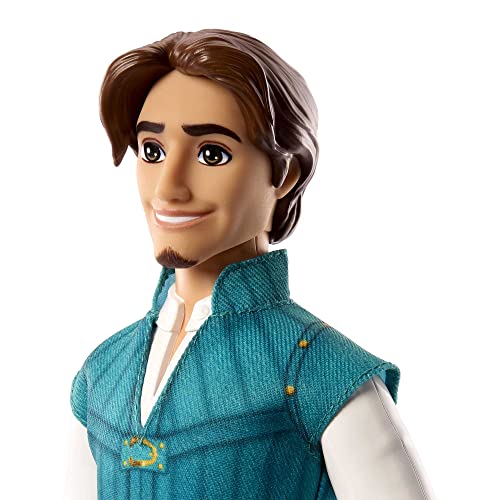 Disney, Princess, Flynn Rider, muñeco de Moda articulado con su Look característico Inspirado en la película, Enredados, Juguetes, Regalos para niños y niñas, HLV98