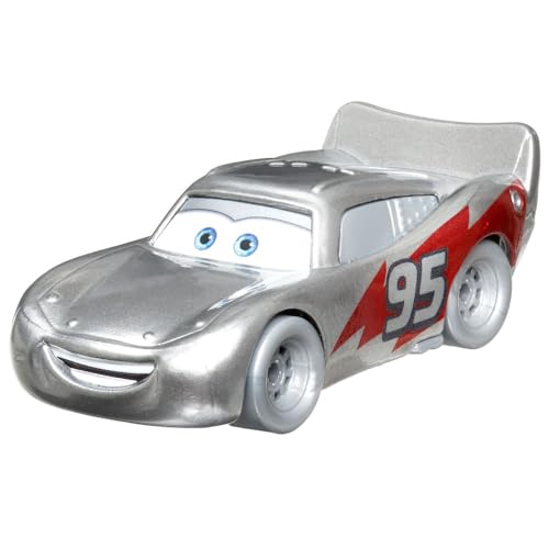 Disney Selección Vehículos Cars | Edición 100 Años Cast 1:55 Coches | Mattel, DXV29N Cars 3 Single:Lightning Mcqueen