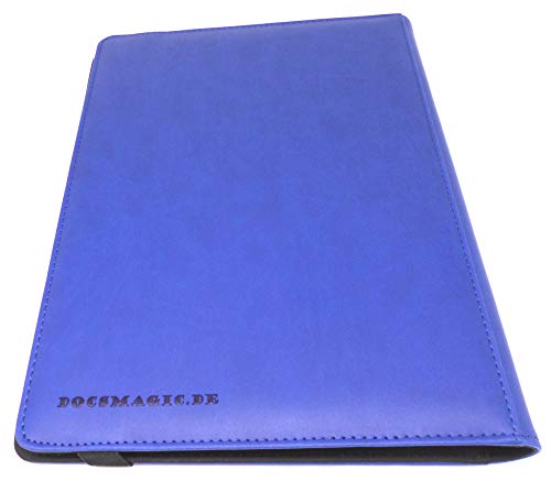 docsmagic.de Pro-Player Premium 9/18-Pocket Album Dark Blue - 360 Card Binder - MTG - PKM - YGO - Álbum para Tarjetas Azul Oscuro