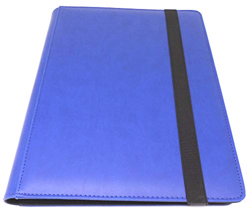 docsmagic.de Pro-Player Premium 9/18-Pocket Album Dark Blue - 360 Card Binder - MTG - PKM - YGO - Álbum para Tarjetas Azul Oscuro