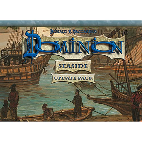 Dominion: Seaside - Paquete de actualización de 2ª edición - Paquete de cartas de expansión, Juegos de Río Grande, Edades 14+, 2-4 jugadores