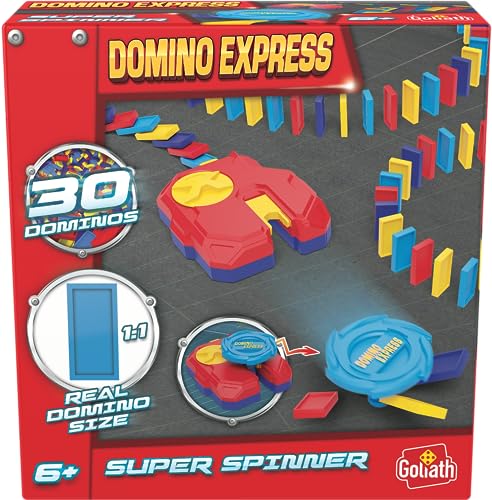 Domino Express Super Spinner - Juego de construcción a Partir de 6 años - Carreras de Dominos - Conviértete en el Rey de La Cascada - Jugar Solo, en Familia o Entre Amigos - 1 Jugador y más