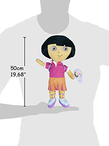 Dora The Explorer - Peluche Dora Exploradora con Mochila 19"/50cm Calidad Velboa