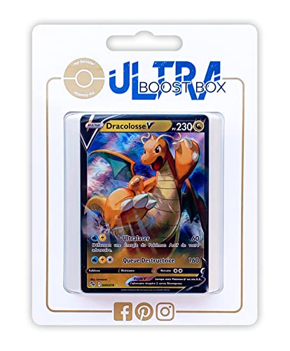 Dracolosse V (Dragonite V) 49/78 - Ultraboost X Epée et Bouclier 10.5 Pokémon GO - Box de 10 Cartas Pokémon Francés