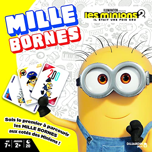 Dujardin- Minion Mil Encuentra a Les Minions listos para superar los terminales-Juegos de Mesa, Color Amarillo, Blanco (59076)