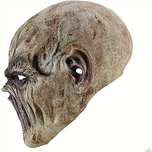 eBoutik Disfraz realista de látex espeluznante de Halloween para adultos, máscara de cabeza de silicona aterradora de cubierta completa - Cosplay o disfraz (vampiro polilla)